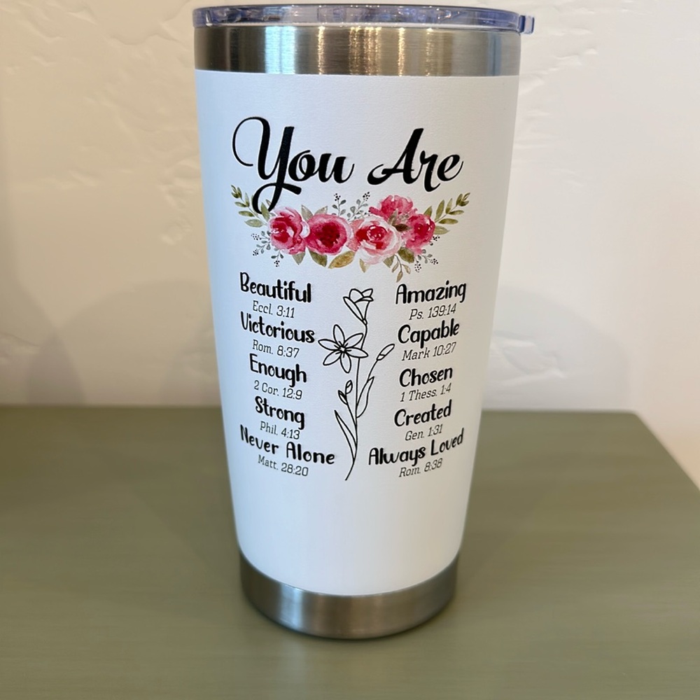 Bible verse reusable cup